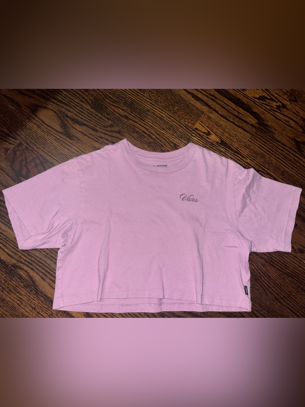 Vans cropped shirt
